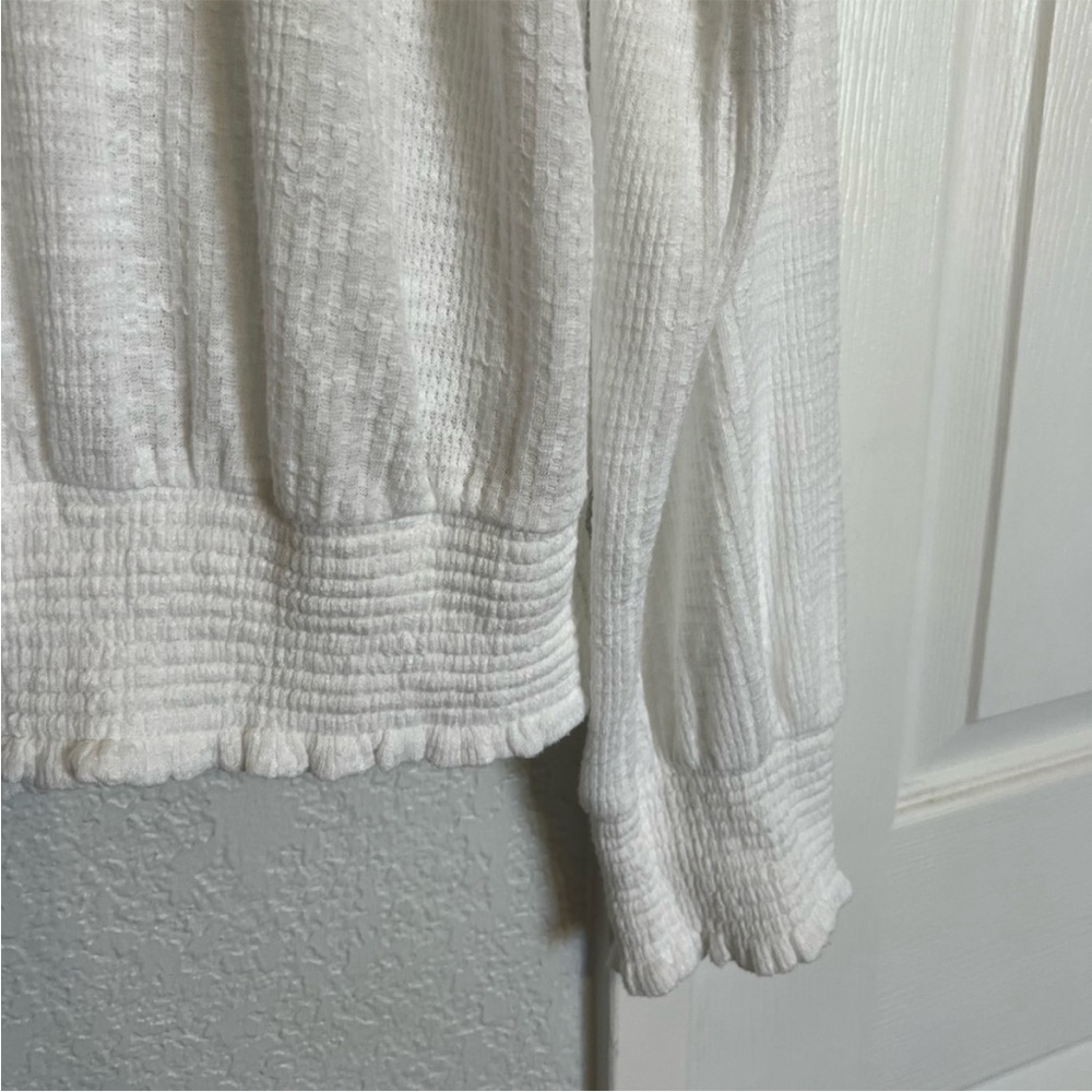 Free People Boulevard Textured Ruffle Top - Picture 7 of 10